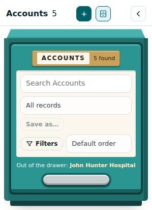 WorkFolder FaceLift screen